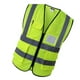 thumbnail image 4 of Chaleco reflectante de seguridad Equipo de construcción para ingenieros con bolsillos, se pliega lo suficientemente pequeño para bols L Amarillo, 4 of 9