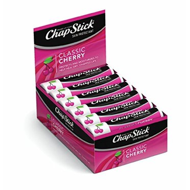 Chapstick Holiday Flavored Candy Cane Lip Balm, Stocking Stuffer, 12