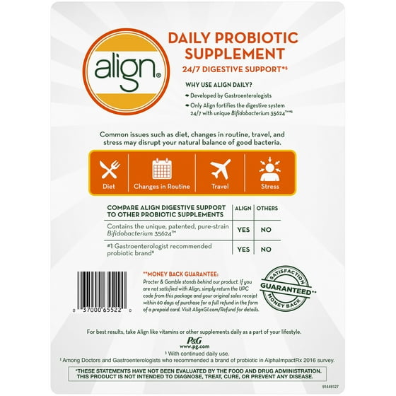 Align Align® Digestive Support Probiotic Supplement 242 ct Boxes