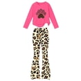 thumbnail image 6 of Cethrio Girls Graphic Outfit Sets, Casual Spring Fall Long Sleeve 2 PC Girls' Clothing Sets Hot Pink Size 9-10 T, 6 of 7