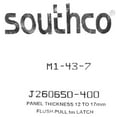 thumbnail image 4 of Southco Boat Locking Hatch Latch M1-43-7 | 2 Inch Flush Beige, 4 of 4