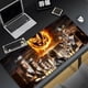 thumbnail image 3 of Alfombrilla de ratón XXL para teléfono con película Los juegos del hambre, para gamers, PC, ordenador, otaku, con borde de bloqueo, personalizada, para bricolaje, para portátil, escritorio, 3 of 5