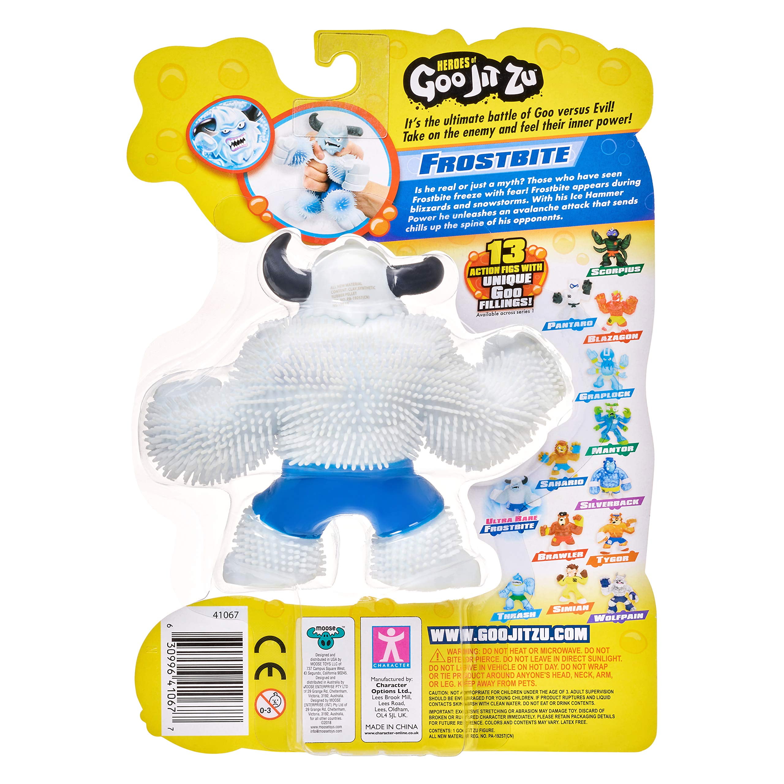Heroes of Goo Jit Zu - Rare and Color Change Slushy Yeti Action Figure - Frostbite