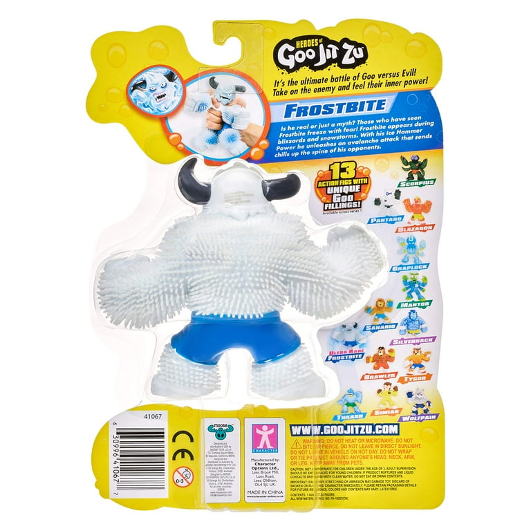 Heroes of Goo Jit Zu - Frostbite, Rare Color Change Slushy Yeti
