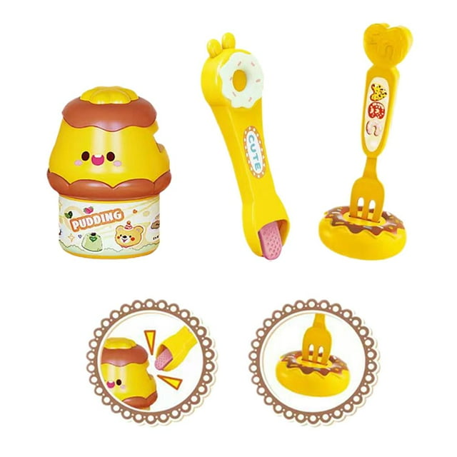 Ensemble de Maison de Jeu et de Jouets d'Alimentation, Jouets de Soins de Poupée Simulée pour Filles