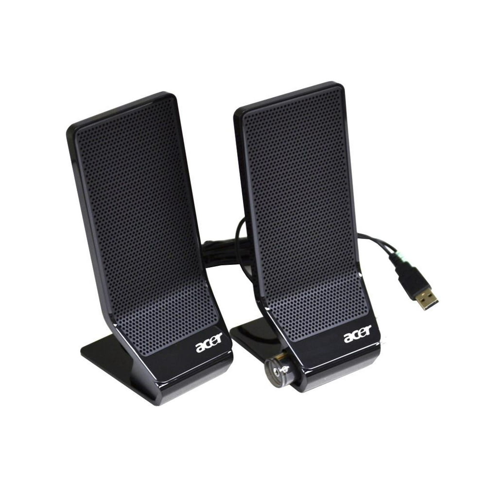 MS1238UA Acer Black Audio USB Wired Desktop Computer PC Speakers SET