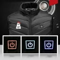 thumbnail image 6 of Unisex Heated Vest 9 Heat Zones Smart Temperature Control Fast Warm Up Sleeveless Jacket Outer Layer Coat Heating Clothing Thermal Heated Vests for Women, 6 of 8