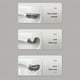 thumbnail image 5 of Juego de portaescobillas de baño Matsuzay montado en la pared Mango largo Gris, 5 of 6