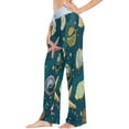 thumbnail image 2 of FREEAMG Women Pajama Pants Lounge Pants Long Stretch Comfy Sleepwear Sea Shell, 2 of 7