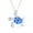 Blue, variant on Bling Jewelry Womens Nautical Opal Inlay Green Heart Sea Turtle Pendant Necklace