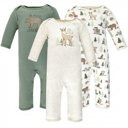 

Hudson Baby Infant Boy Cotton Coveralls Forest Animals 12-18 Months