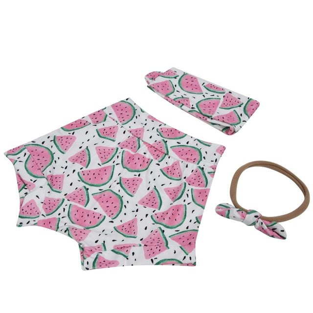 Pantalones Cortos Para Niña Con Tocado, Ropa De Niña De Tamaño Pequeño Con Diadema Poliéster Ecológico Para Regalos De Vacaciones Para Maquillaje Para Fotografía ANGGREK HG2011
