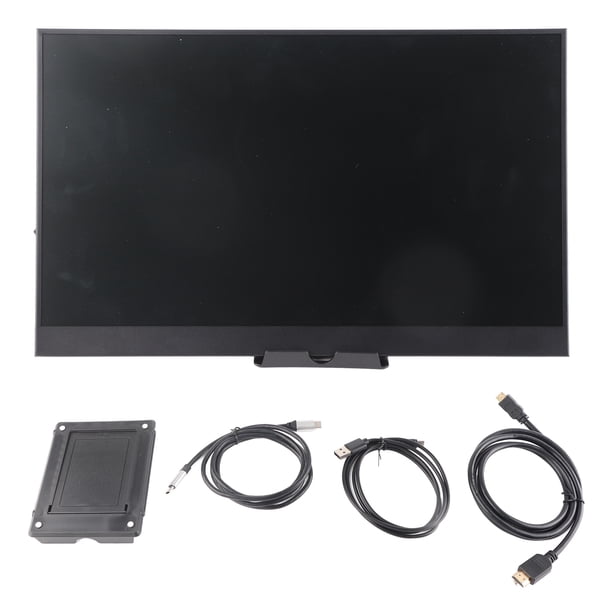 Monitor portátil de 17,3 pulgadas, pantalla de 1600 x 900, ángulo de visión de 178°, brillo de 300 CD/M², extensor de monitor para portátil, teléfono y PC.