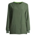 thumbnail image 3 of Scrubstar Women's Seasonal Solid Warm Up Scrub Jacket, 3 of 6