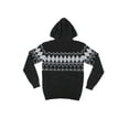 thumbnail image 4 of X RAY Men's Colorblocked Pattern Hooded Sweater - Casual Pullover Long Sleeve Hoodie Sweatshirt, 4 of 9