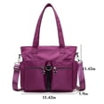 thumbnail image 3 of Lady Handbag Fashion Splash Proof Large Capacity Shoulder Bag Tote Handbag, 3 of 10