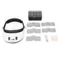 thumbnail image 2 of Headband Magnifying Glasses, USB Charging Head Magnifier ABS Acrylic Comforable  for Repair, 2 of 8