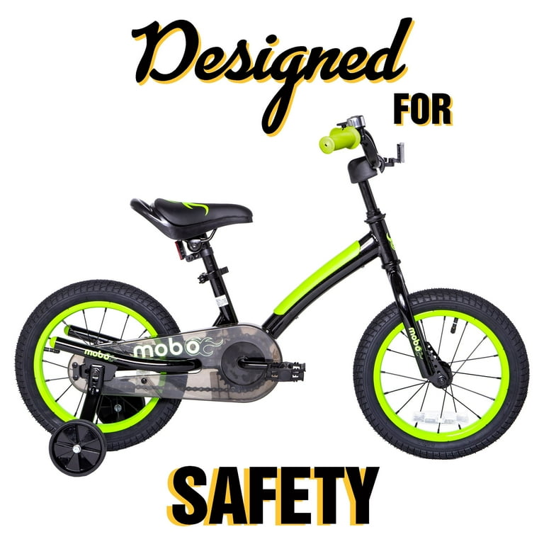 Mobo First 14in. Boy s Bike Ages 3 5 years Green