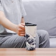 thumbnail image 4 of Topadorn Ceramic Travel Mug Porcelain Coffee Cup with Spill-proof Lid and Box, 17 Oz., 4 of 5