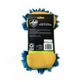 thumbnail image 3 of (3 pack) Auto Drive Car Wash Microfiber Sponge, Chenille Pile & Scrubber Back, Blue, 1 piece, 3 of 8