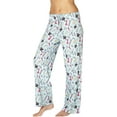 thumbnail image 3 of Intimo Womens Allover Graphic Logo Pajama Pants, 3 of 4