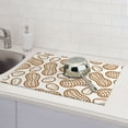 thumbnail image 6 of Sikiie Peanuts7 Dish Drying Mat, Kitchen Counter Mat, Self Drying Mat for Kitchen Counter Dish Drying Pad ,for Dishes, Utensils, Pots and Pans（24" x 18"）, 6 of 7