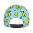 thumbnail image 3 of Lsque Cartoon Avocado Baseball Cap Trucker Low Profile Hat Golf Dad Hat Adjustable Original Classic Unconstructed Plain Cap Men Women, 3 of 9