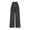 Dark Gray, variant on Tsivenald Jeans for Women Pleated Wide Leg Palazzo Pants Elastic High Waist Lightweight Denim Pants Trendy Daily Street Office Loungewear Trousers