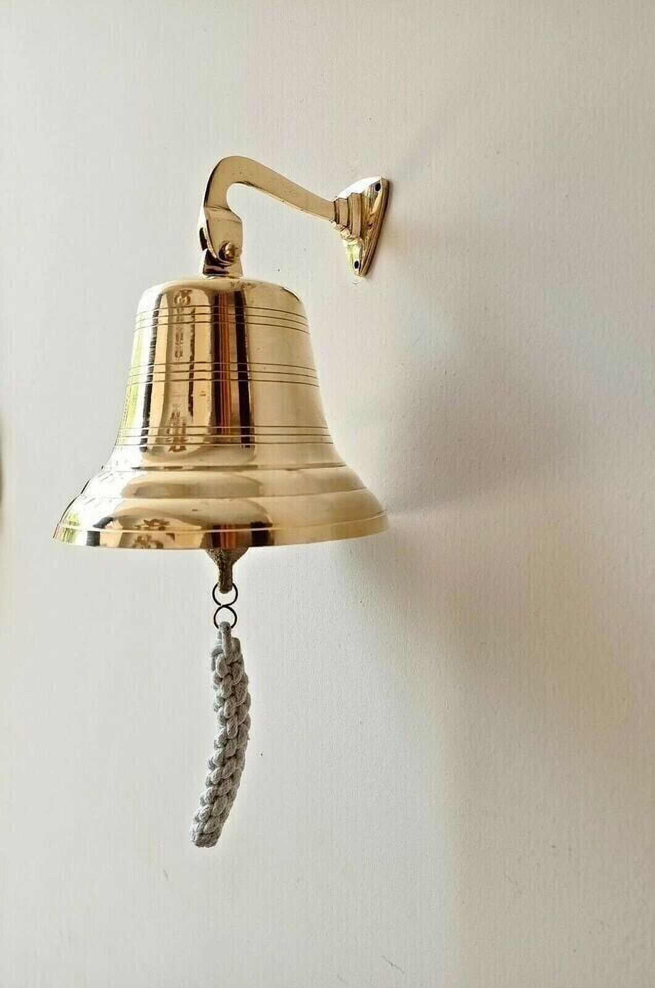 1912 Titanic Brass Ship Bell Wall Mount Home Decor Door Bell Christmas Gift