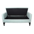 thumbnail image 3 of ORE International 24" Tall Polyurethane Geometric Storage Bench in Green, 3 of 4