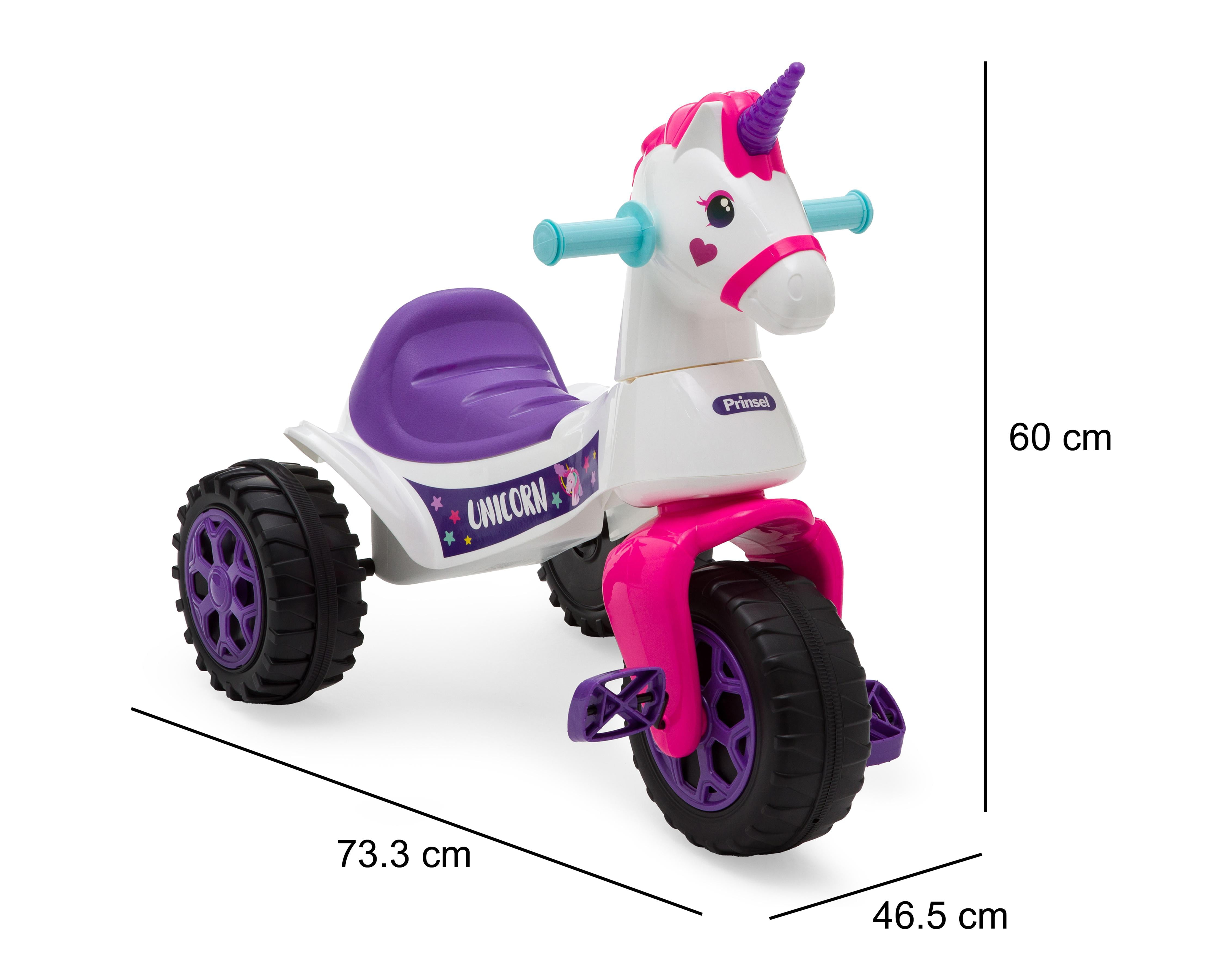 Triciclo Prinsel Racer Unicornio Bodega Aurrera en línea