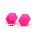 thumbnail image 3 of Unique Bargains 20 Pcs 21 x 20mm Pink  Car Wheel Tyre Hub Screw Bolt Nut Cap Covers for Car, 3 of 3