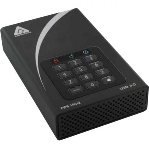 Apricorn Aegis Padlock DT - Disque Dur - 3 TB - Externe (Ordinateur de Bureau) - 3.5" - USB 3.0 - Tampon: 8 MB - FIPS 197 - Conforme TAA