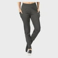 thumbnail image 2 of Women's Joggers Pants High Waisted Side Pockets Cuffed Hem Casual Track Pants, Fire Brick, M, 2 of 5