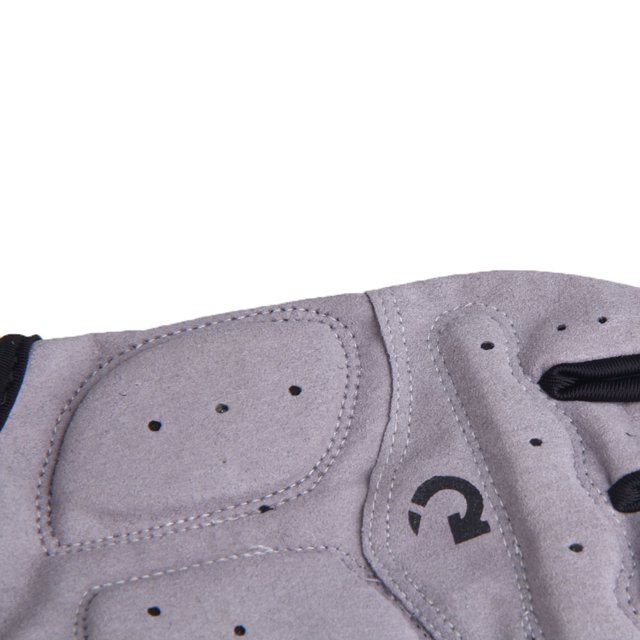 Bicicleta Nuevo Ciclismo Bicicleta Motocicleta Deporte Gel Medio Dedo Guantes Gris Talla M