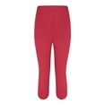 thumbnail image 5 of Women's Yoga Leggings, Casual Comfort Printed Stretch High Waist Elastic Cropped Pants Resort Beach Leggings, 5 of 6