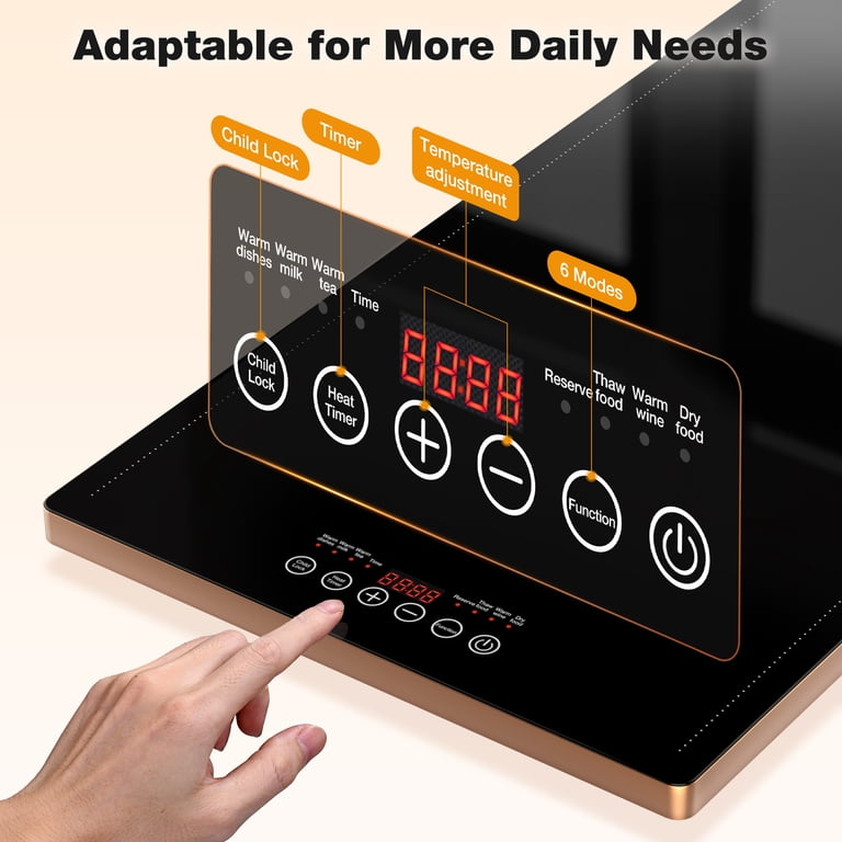 Warmounts Electric Warming Tray 40x12 Inch with Smart Timer photo 5