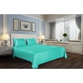 thumbnail image 3 of Parkdale 2-Pack Silky Soft Satin Pillow Cases with Hidden Zipper (King, Aqua), 3 of 4