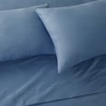 thumbnail image 4 of Kate Aurora Hotel Living Ultra Soft Microfiber Hypoallergenic Deep Pocket Sheet Sets - Slate Blue, King, 4 of 4