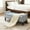 Blue-Grey, variant on Domicare Velvet Storage Ottoman Bench with Lid, Ottoman with Storage for Living Room, Storage Ottoman Bench & End of Bed Bench, Upholstered Foot Rest,Teal