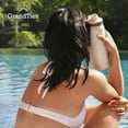 thumbnail image 6 of GrandTies 2 Lids Sports Stainless Steel Water Bottles - Ivory, 6 of 9