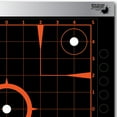 thumbnail image 3 of Ez Aim Adhesive Splash Reactive Paper Shooting Targets, Accuracy Grid, 12"W X 12"H, 4-Pack, Black/Orange, 3 of 6