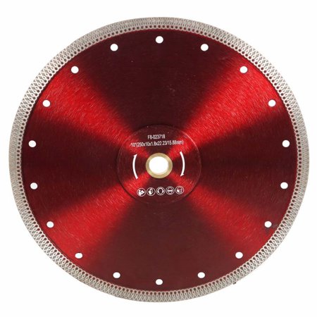 

10 inch Diamond Porcelain Saw Blades Ceramic Cutting Disc Wheels Super Thin Dry Wet for Cutting Ceramic Tile Porcelain Granite Marbles