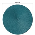 thumbnail image 2 of Round Braided Placemats Set of 6 Place Mats for Dining Tables Woven Washable Non-Slip Table mats Small 13 inch, 2 of 6