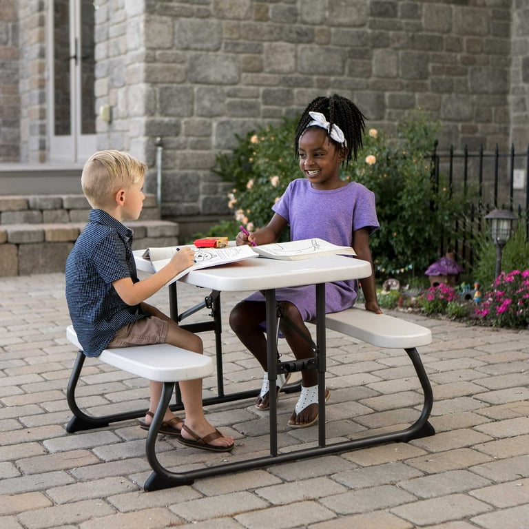 Lifetime Kids Portable Folding Picnic Table, Indoor/Outdoor Use