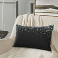 thumbnail image 5 of Fuzoiu Silver Glitter1 Print Fuzzy Pillowcases, Super Soft Pillow Case Cover with Zipper for Bedroom, Sofa, Couch,Cozy Pillow Shams for All Seasons-16"x24", 5 of 6
