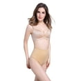 thumbnail image 6 of LELINTA Women's Hi-Waist Body Shaper Lift Butter Brief Shaping Seamless Tummy Control Panty Slim Waistline Shapewear, 6 of 7