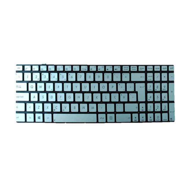 Reempzo de Retroiluminado Computadora Portátil N56 Yotijar Teclado de diseño ruso