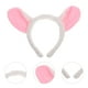 thumbnail image 2 of Diadema con orejas de cordero de peluche para adultos y niños, accesorio para disfraz de oveja para fiestas, Halloween y cosplay, diadema con orejas de animal, 2 of 7