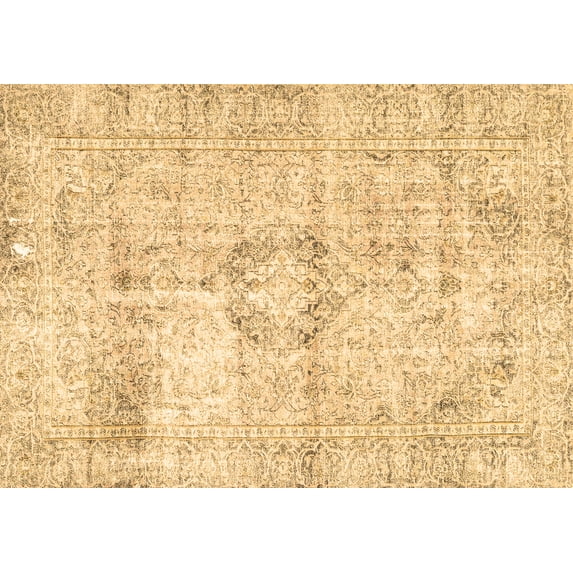 Ahgly Company Indoor Rectangle Persian Brown Traditional Area Rugs, 6' x 9'